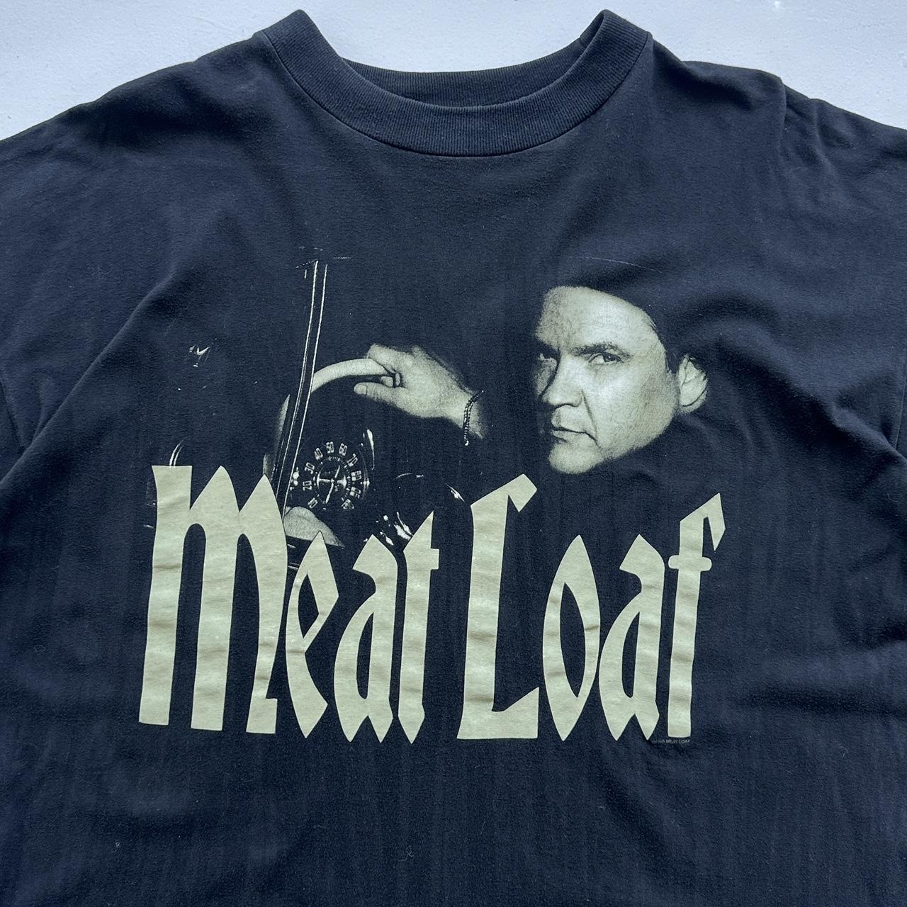 Meat Loaf Black 90s Vintage T-shirt - XL