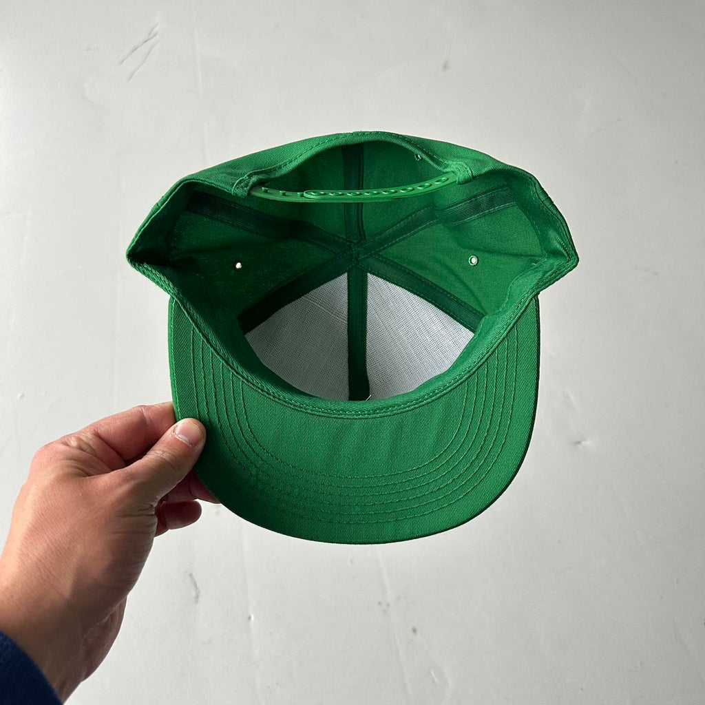 Green John Deere Western Vintage Cotton SnapBack Trucker Cap