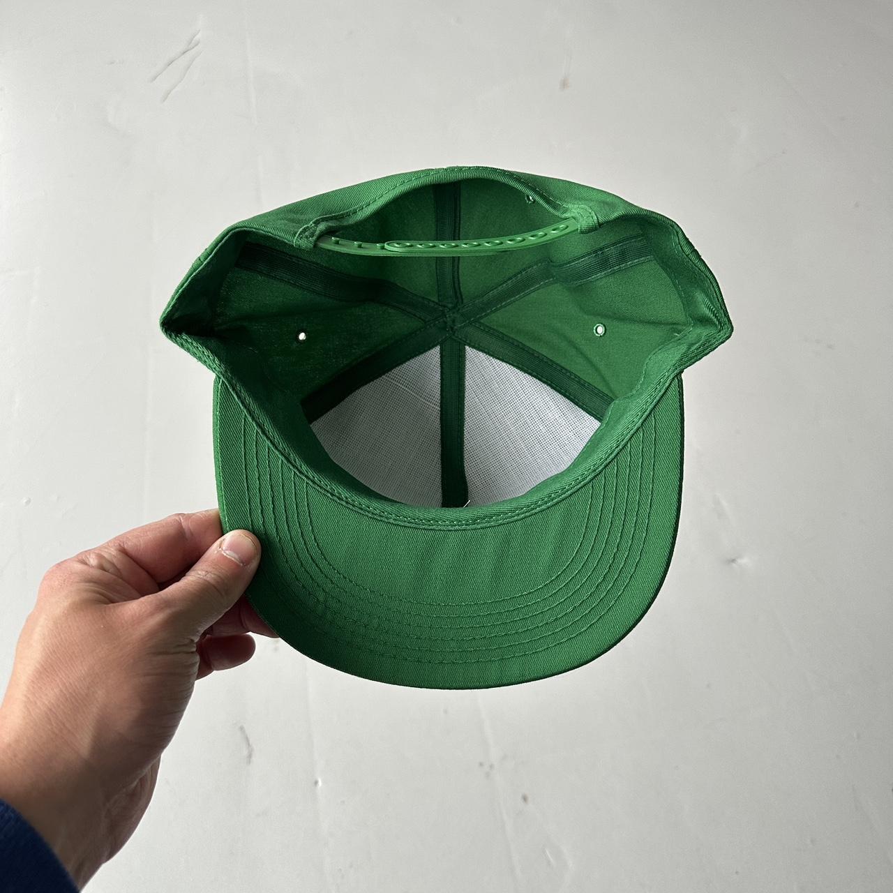 Green John Deere Western Vintage Cotton SnapBack Trucker Cap
