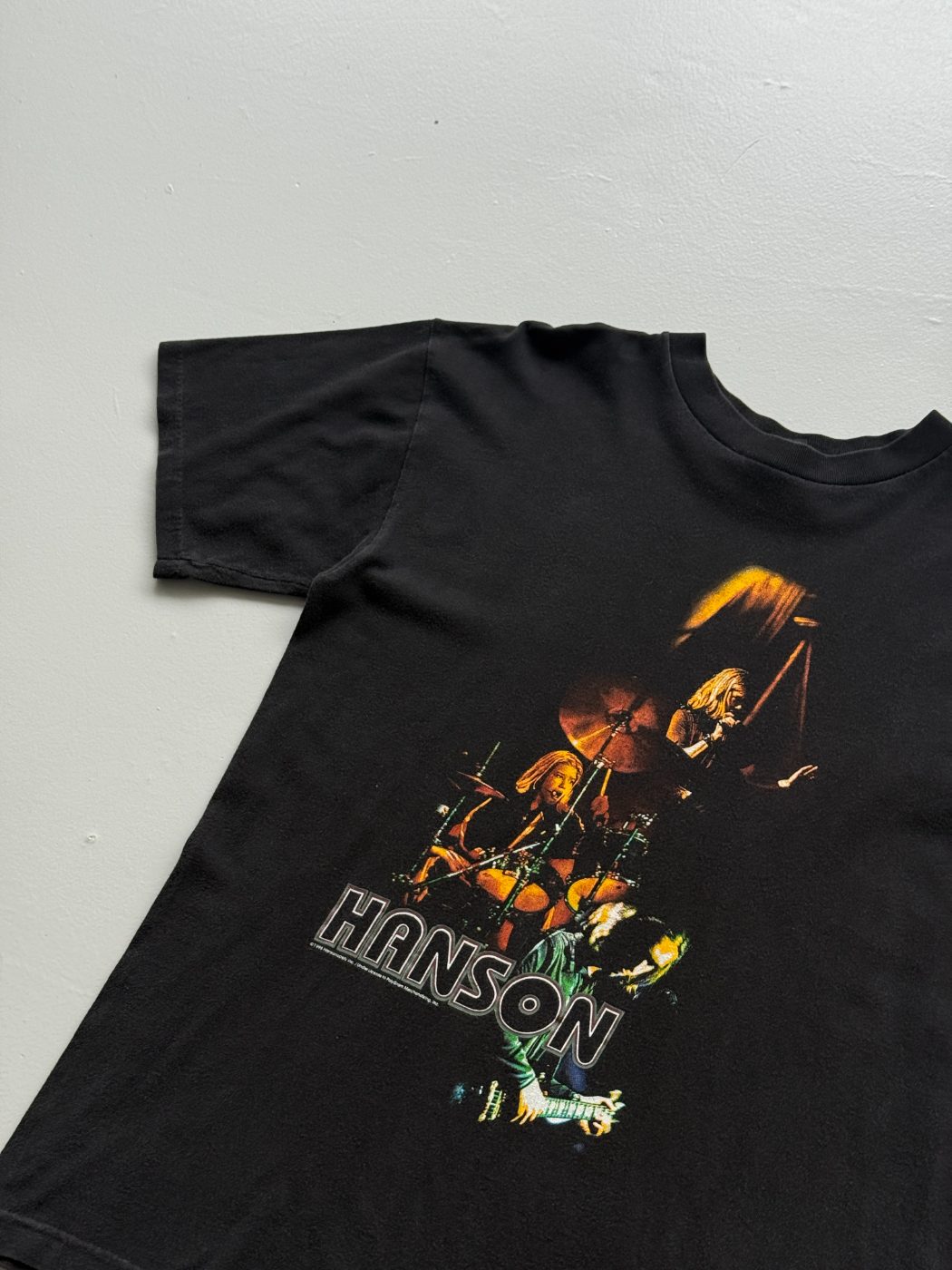 Hanson PolyGram Merchandising 1998 90's Vintage Single Stitch Band T-Shirt - Med