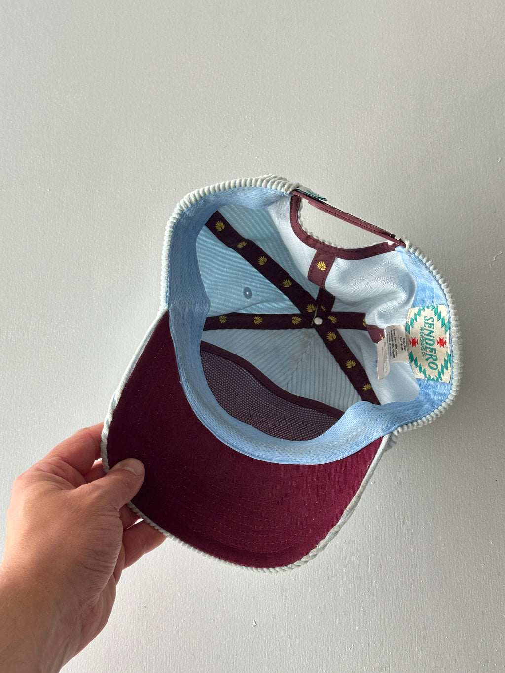 Light Blue Sendero Provisions Co. Spirit of the West Vintage SnapBack Trucker Ca