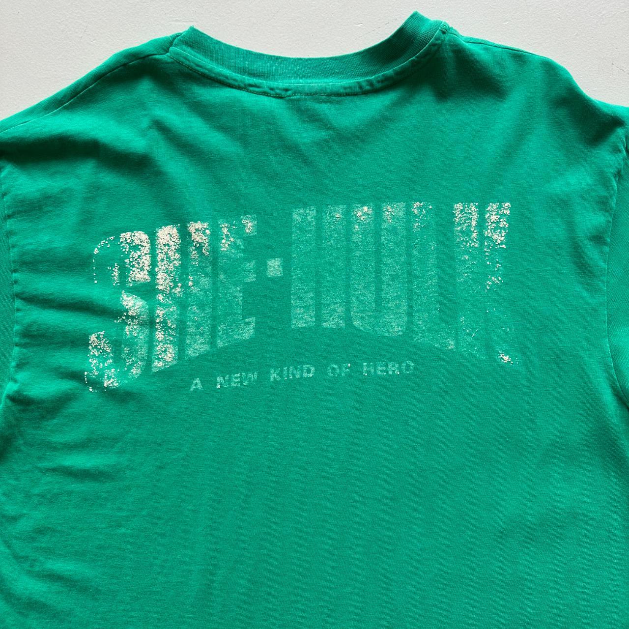 Green Bridgette Nielsen She Hulk Comic Book 90s Vintage T-shirt - XL