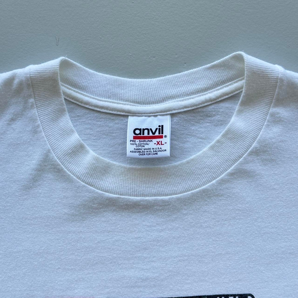 White ESPN Magazine All Nude Vintage 90s T-shirt - XL