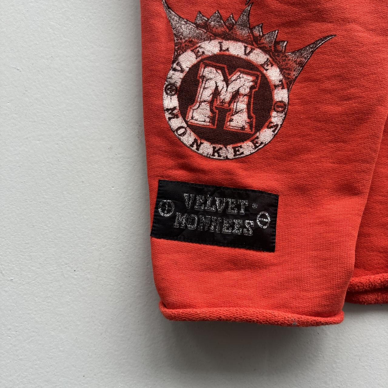Red Velvet Monkees 90s Vintage Graphic Sweatershirt - Boxy Cropped XL