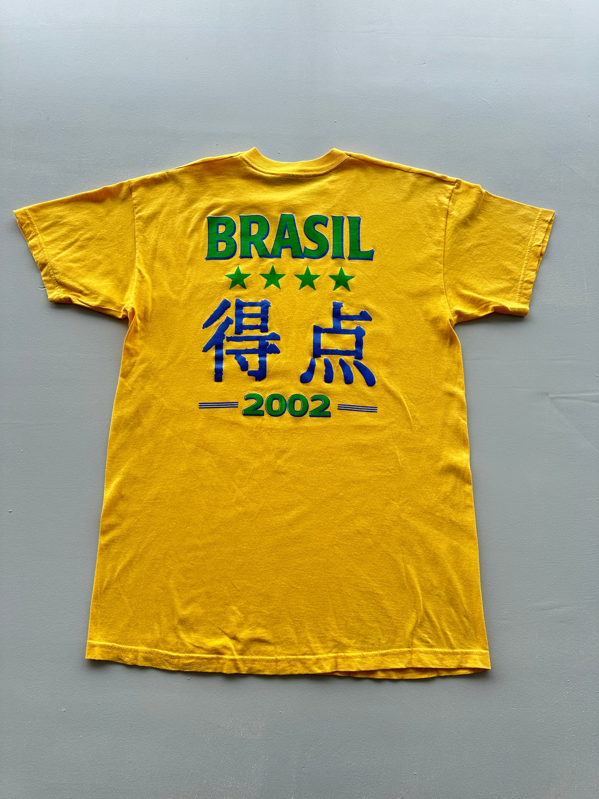 Brasil CBF 2002 World Cup Vintage T-Shirt - Large