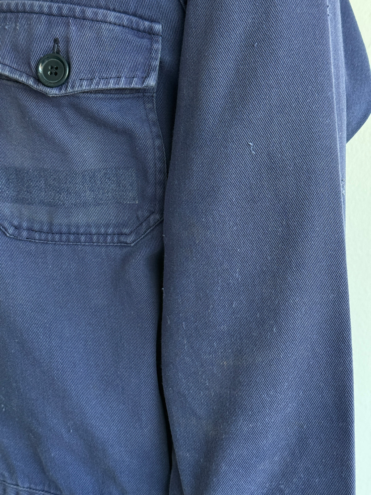 Blue French Vintage Workwear Chore Jacket CH484 - XS