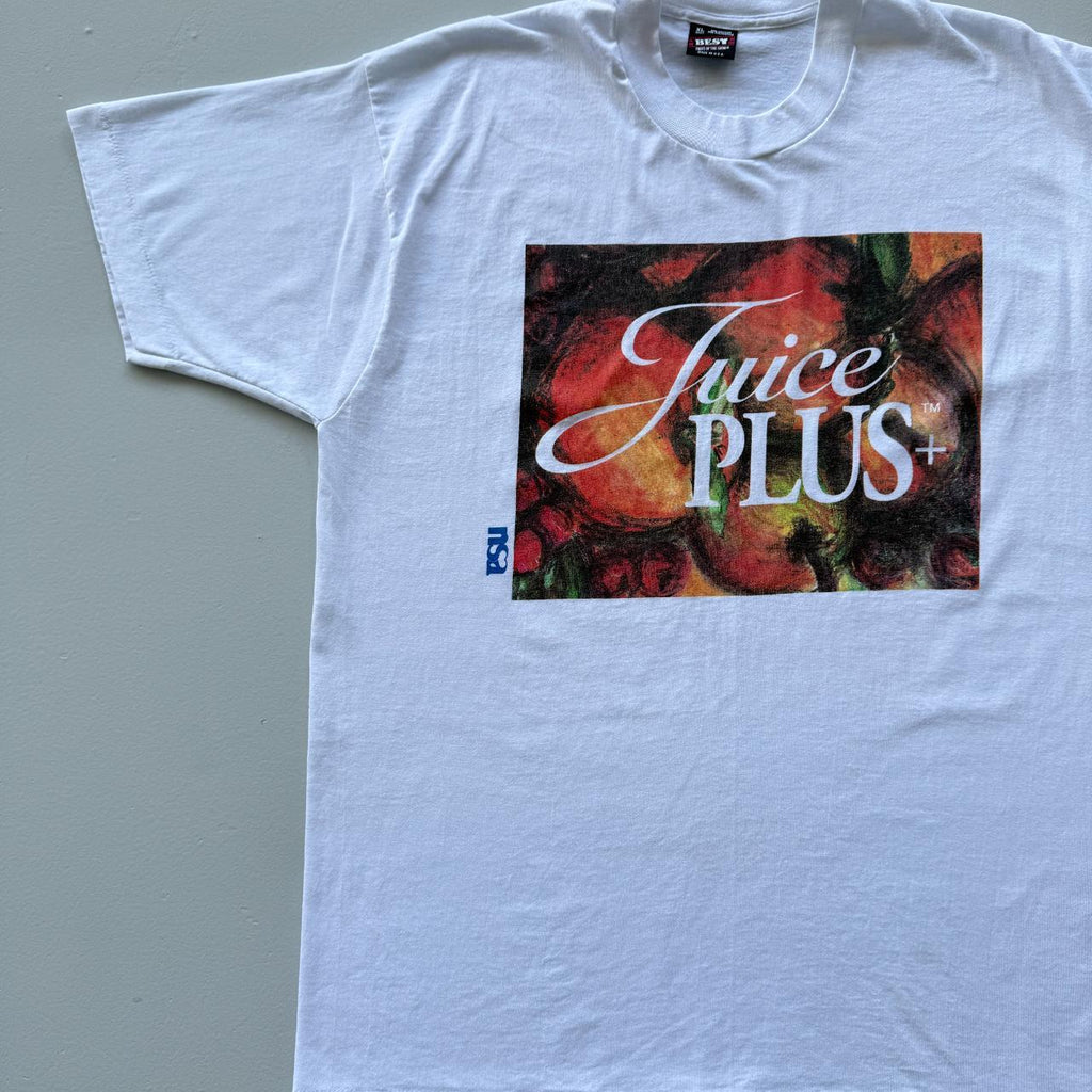 White Juice Plus Vintage 90s Tour T-shirt - XL