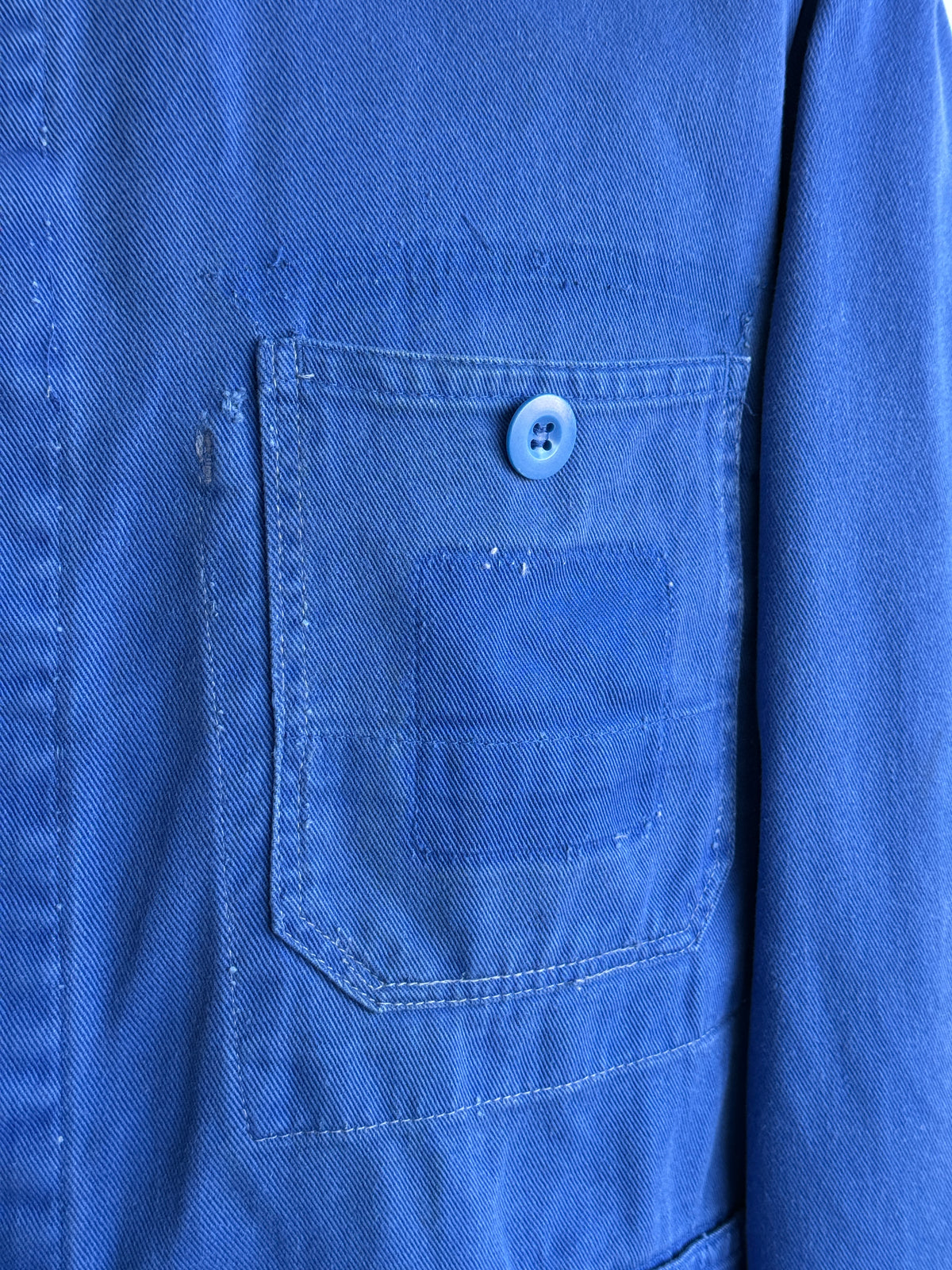 Blue Vintage 80's/90's Workwear Chore Jacket CH458 - Medium
