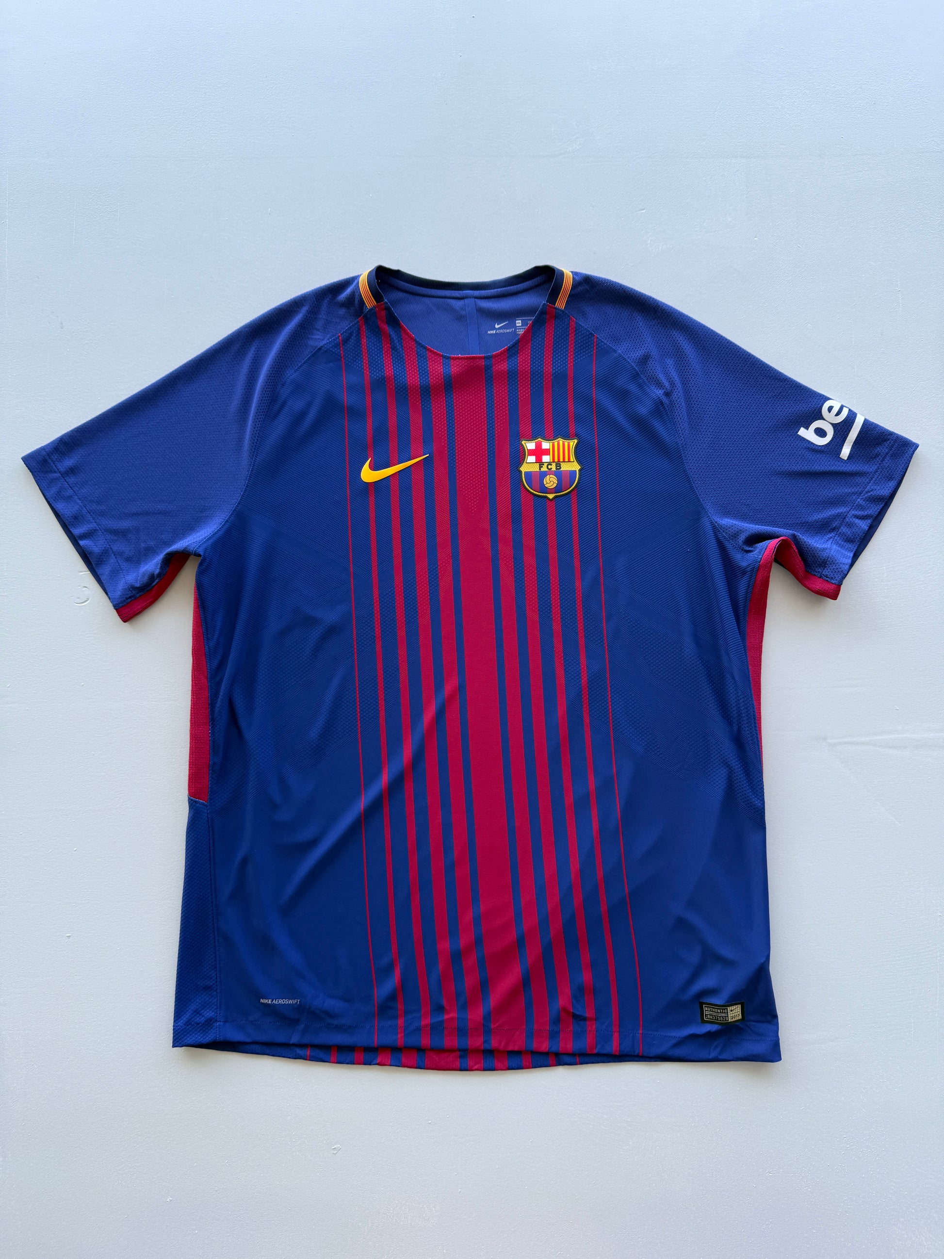 Nike FC Barcelona 2017 Home Vintage Football Shirt - XXL