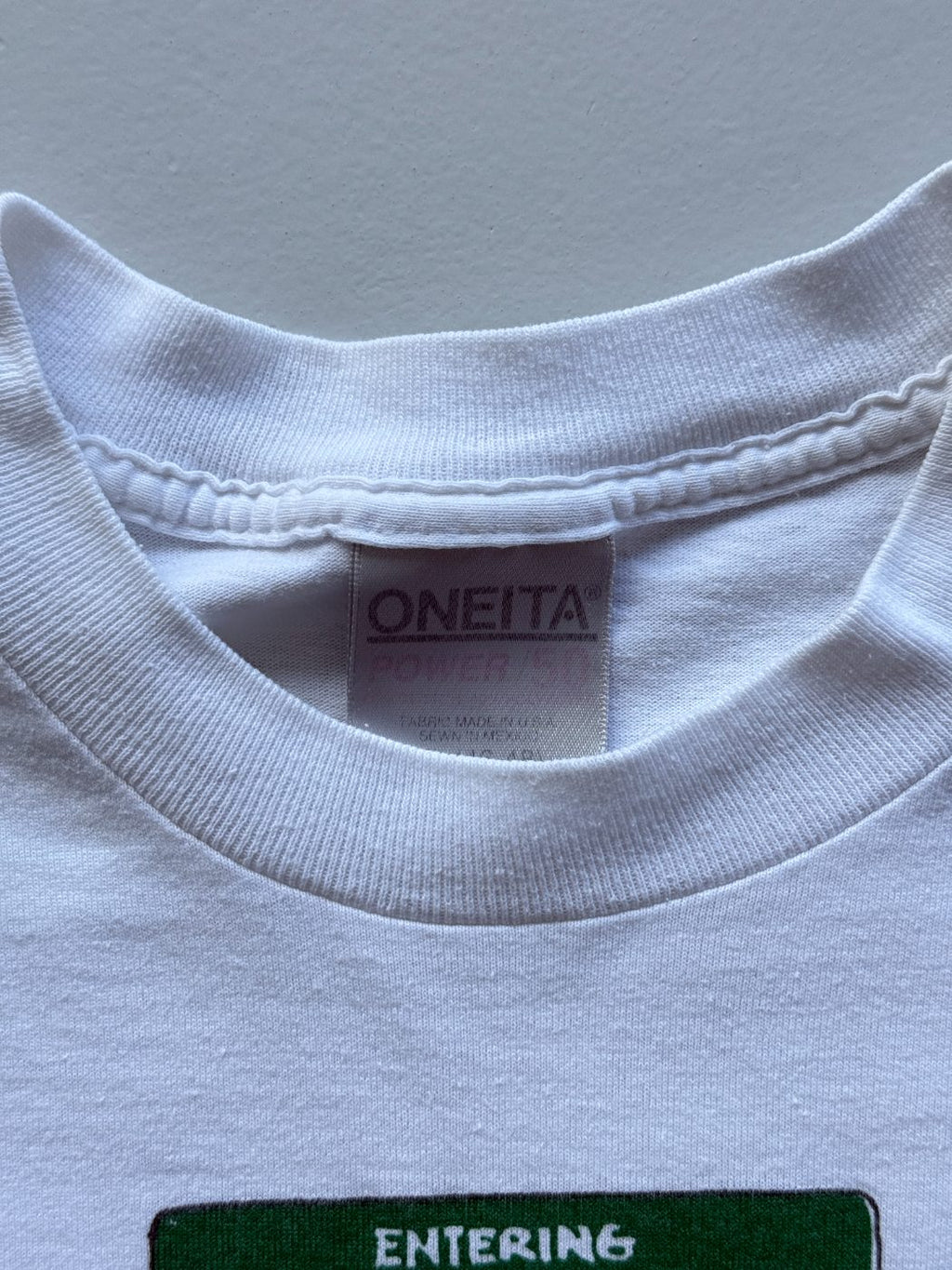 Oneita Rhode Island 'The Ocean State' Don Bousquet 90's Vintage Single Stitch Gr