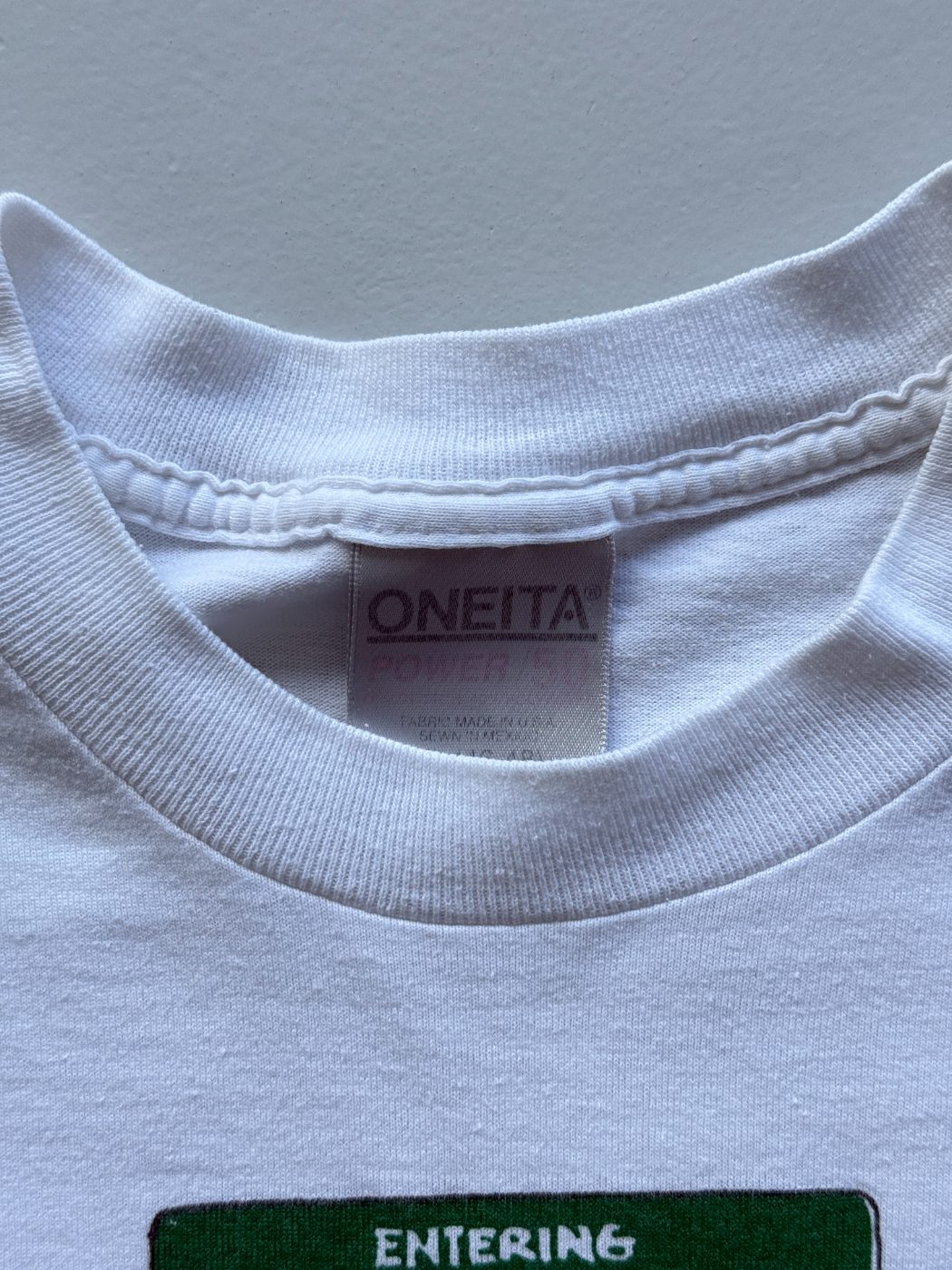 Oneita Rhode Island 'The Ocean State' Don Bousquet 90's Vintage Single Stitch Gr