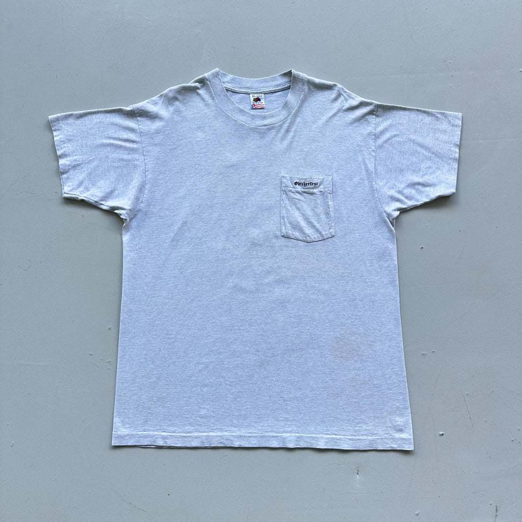 White Oktoberfest Vintage 90's T-shirt - XL