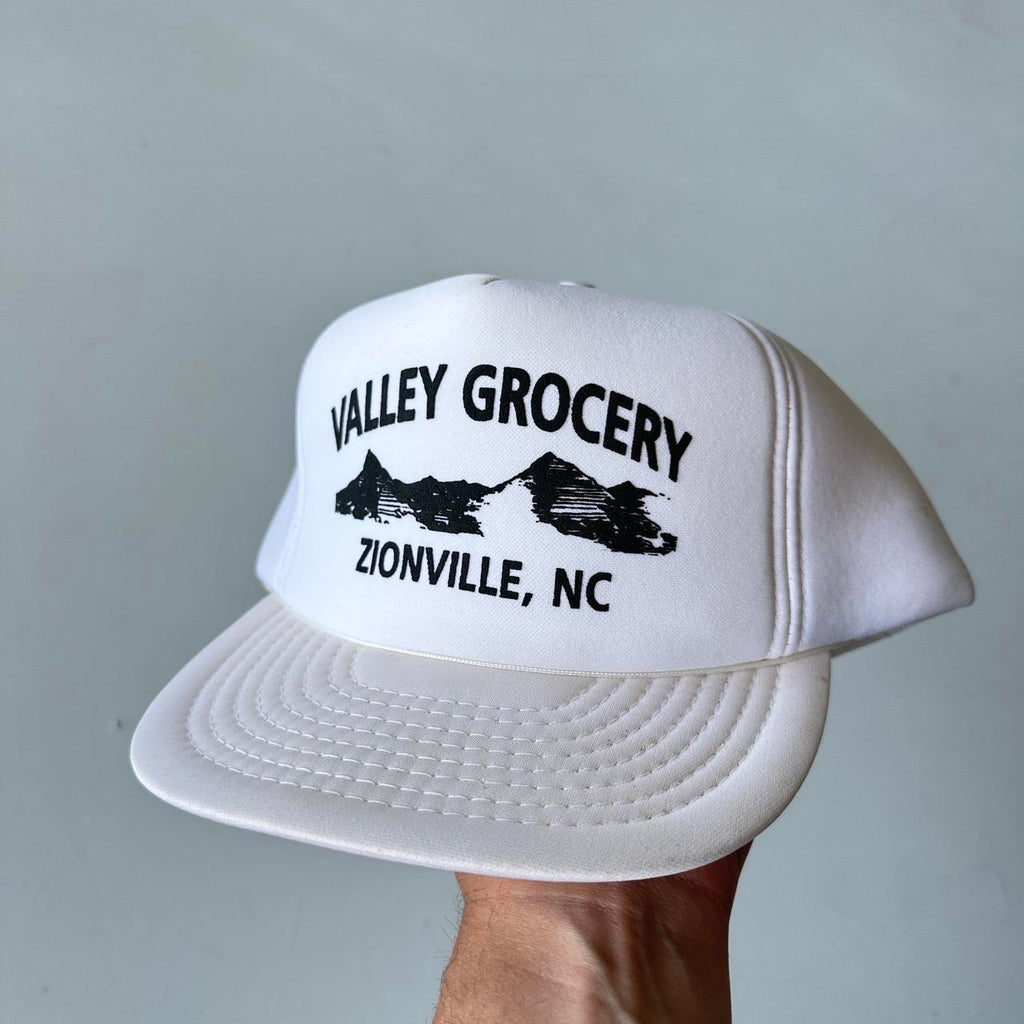 White Valley Grove Zionville Foam Trucker SnapBack Cap