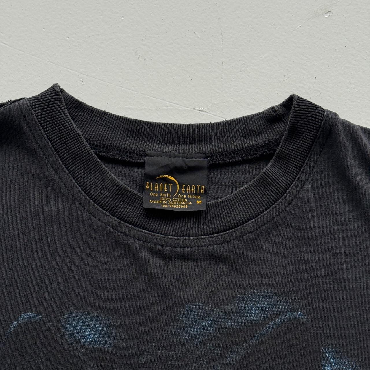 Black Wolf 90s Vintage Graphic T-Shirt - Medium