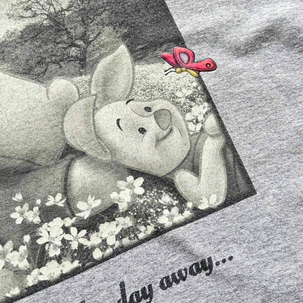 Grey Winnie The Pooh Disney Vintage T-shirt - Large