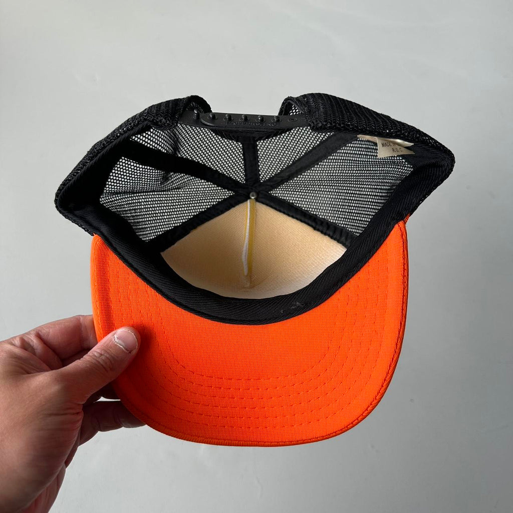 Orange / Black The Gallery Mesh and Foam Trucker SnapBack Cap