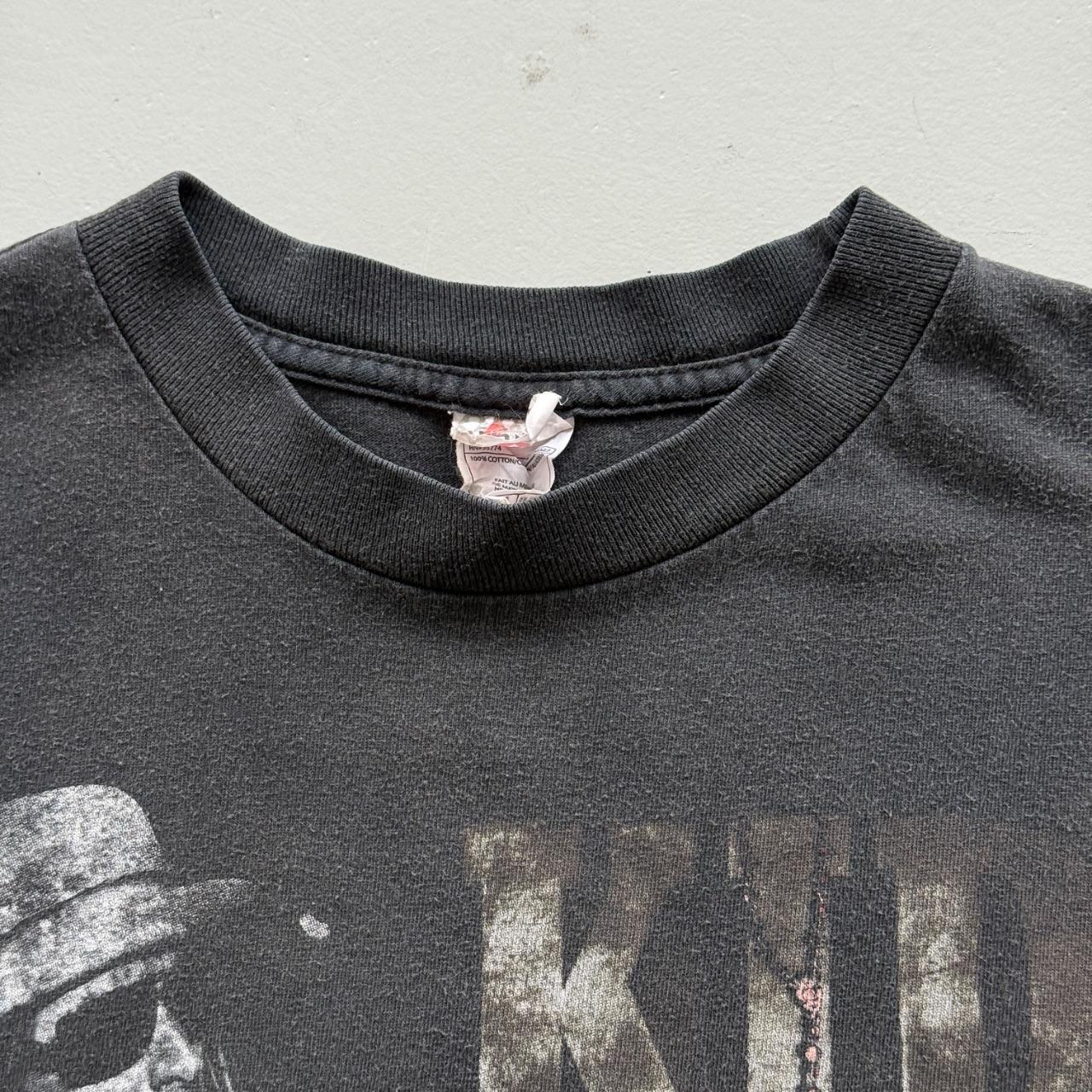 Faded Black Kid Rock 90s Vintage Graphic Band T-Shirt - Small