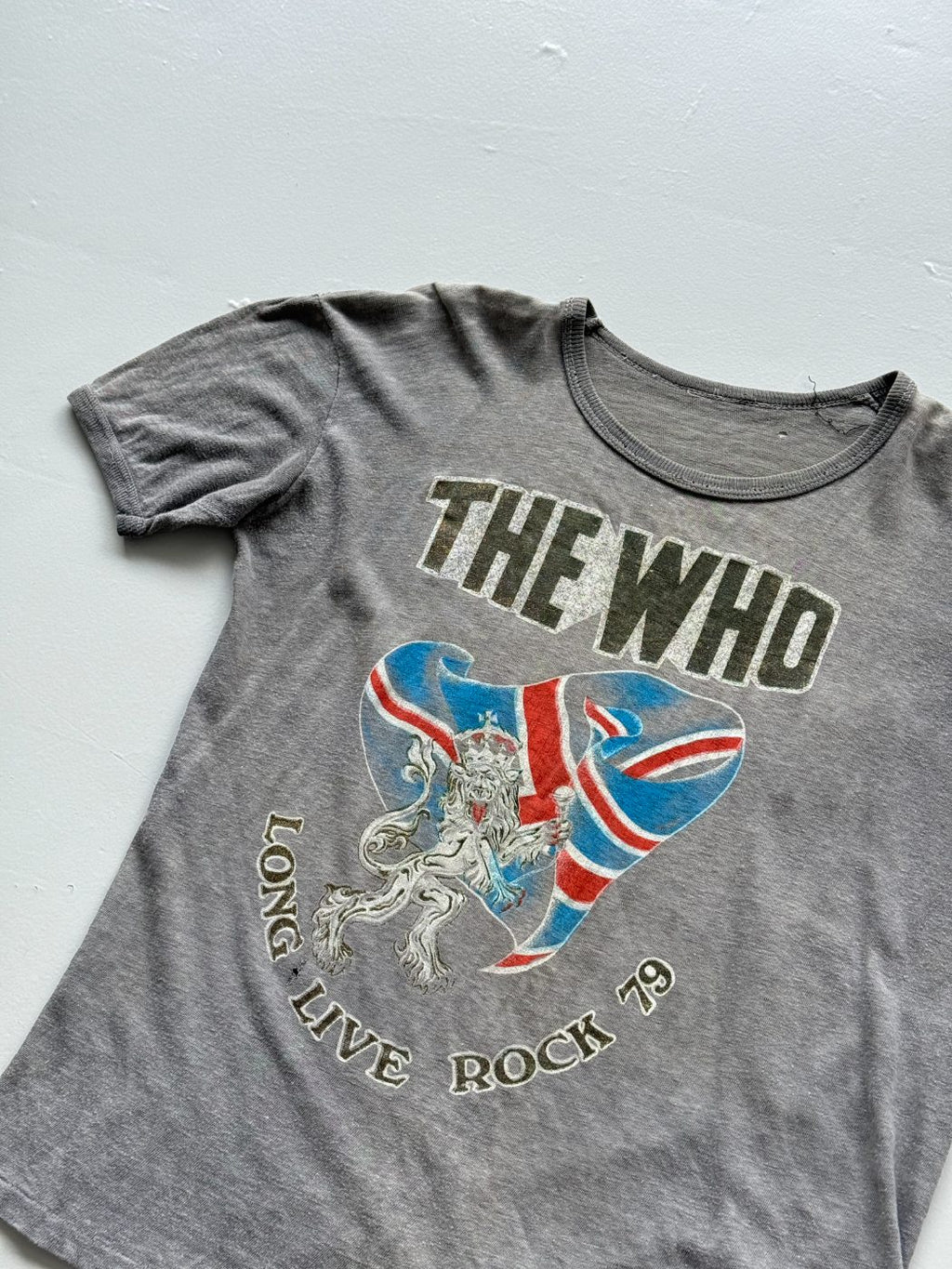 The Who Long Live Rock Rare '79 Madison Square Garden Vintage Tour T-Shirt - Sma