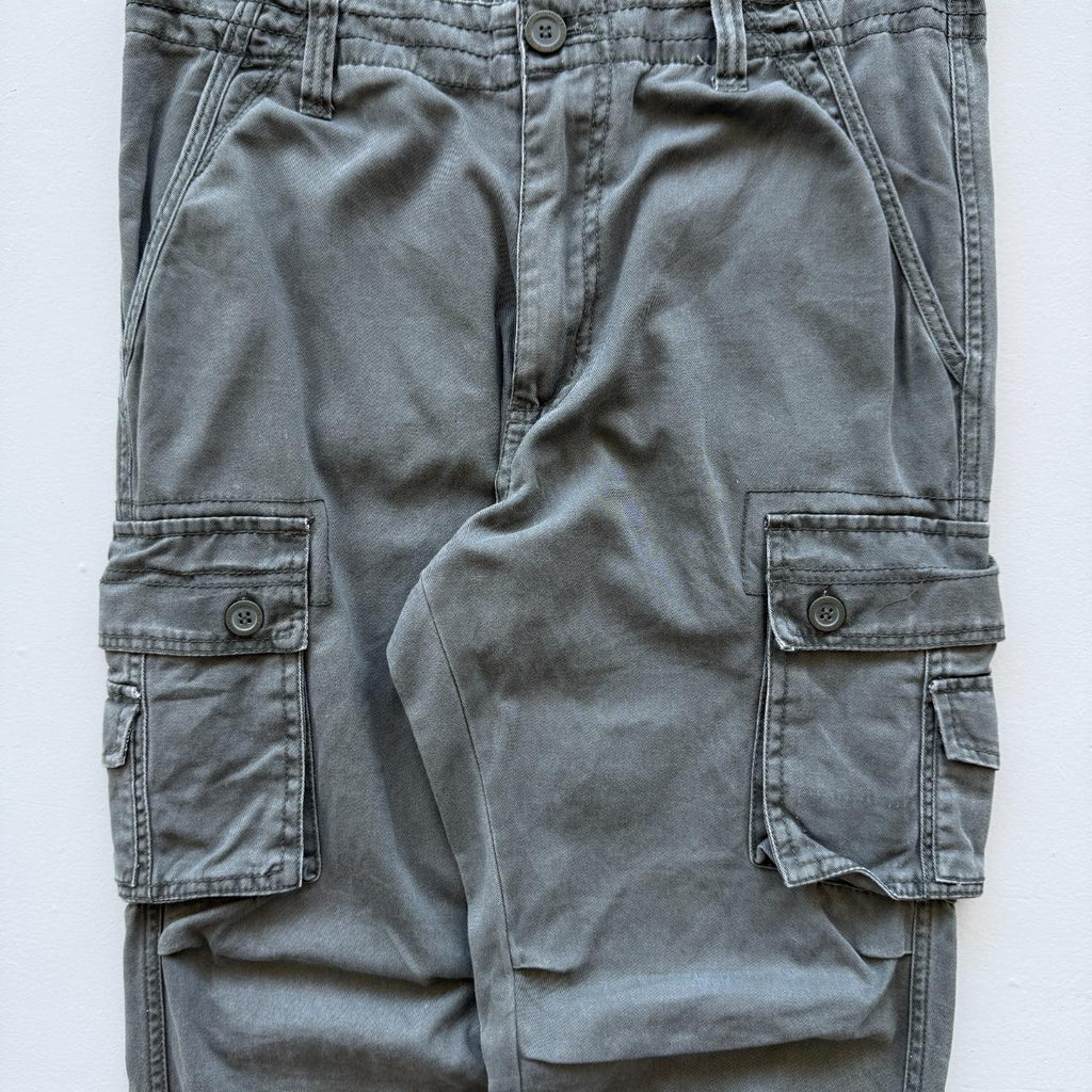 Vintage 90s Mambo Surfwear Cargo Green Pants - 32” x 31”