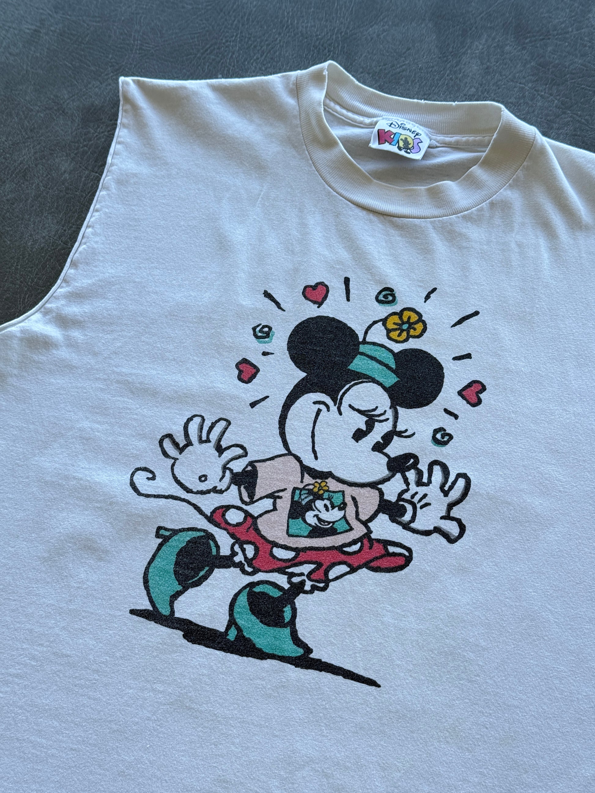 Minnie Mouse Walt Disney World 90's Vintage Cut-Off Graphic T-Shirt - Medium