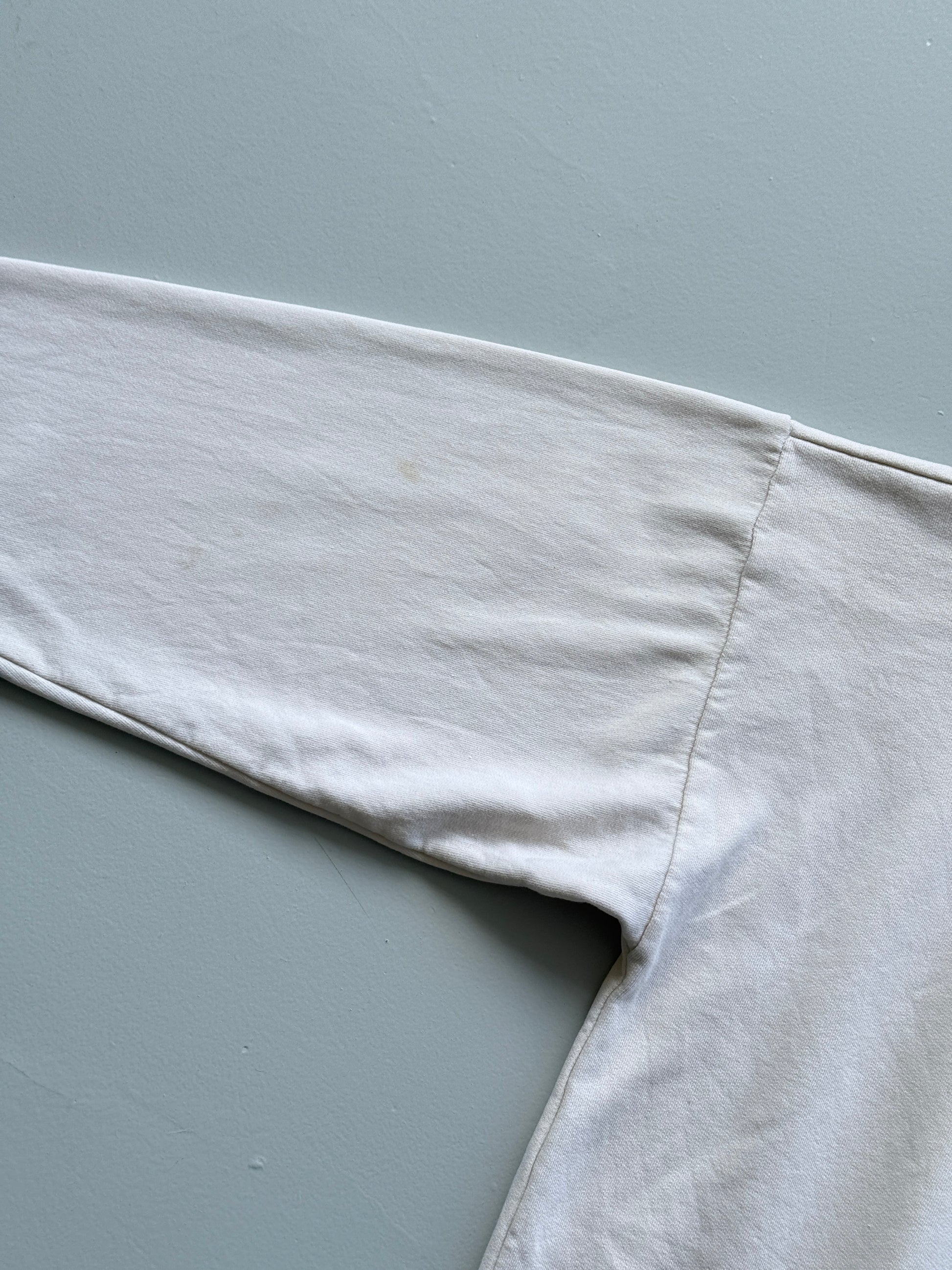 White Coca Cola 90's Vintage Graphic Running Sweatshirt Jumper - Medium