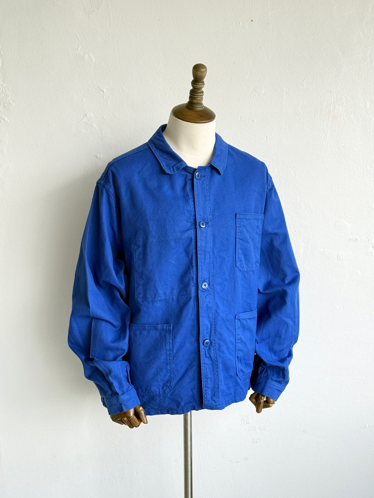 Ultramarine Blue French 70's Vintage Workwear Chore Jacket CH539
