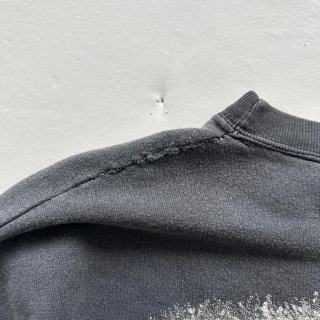 Grey Rollerblading 90’s Vintage Graphic Sweatshirt - Small Oversized