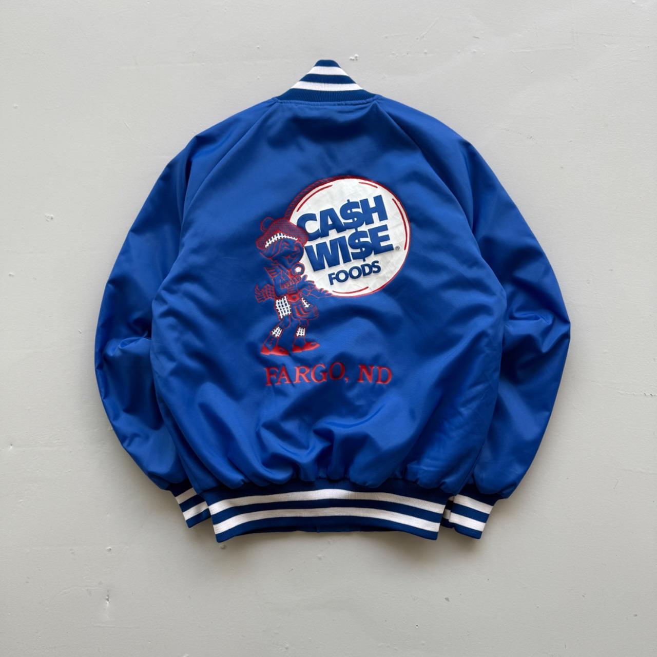 Blue Cash Wise Foods 90s Varsity Coach Jacket - Small