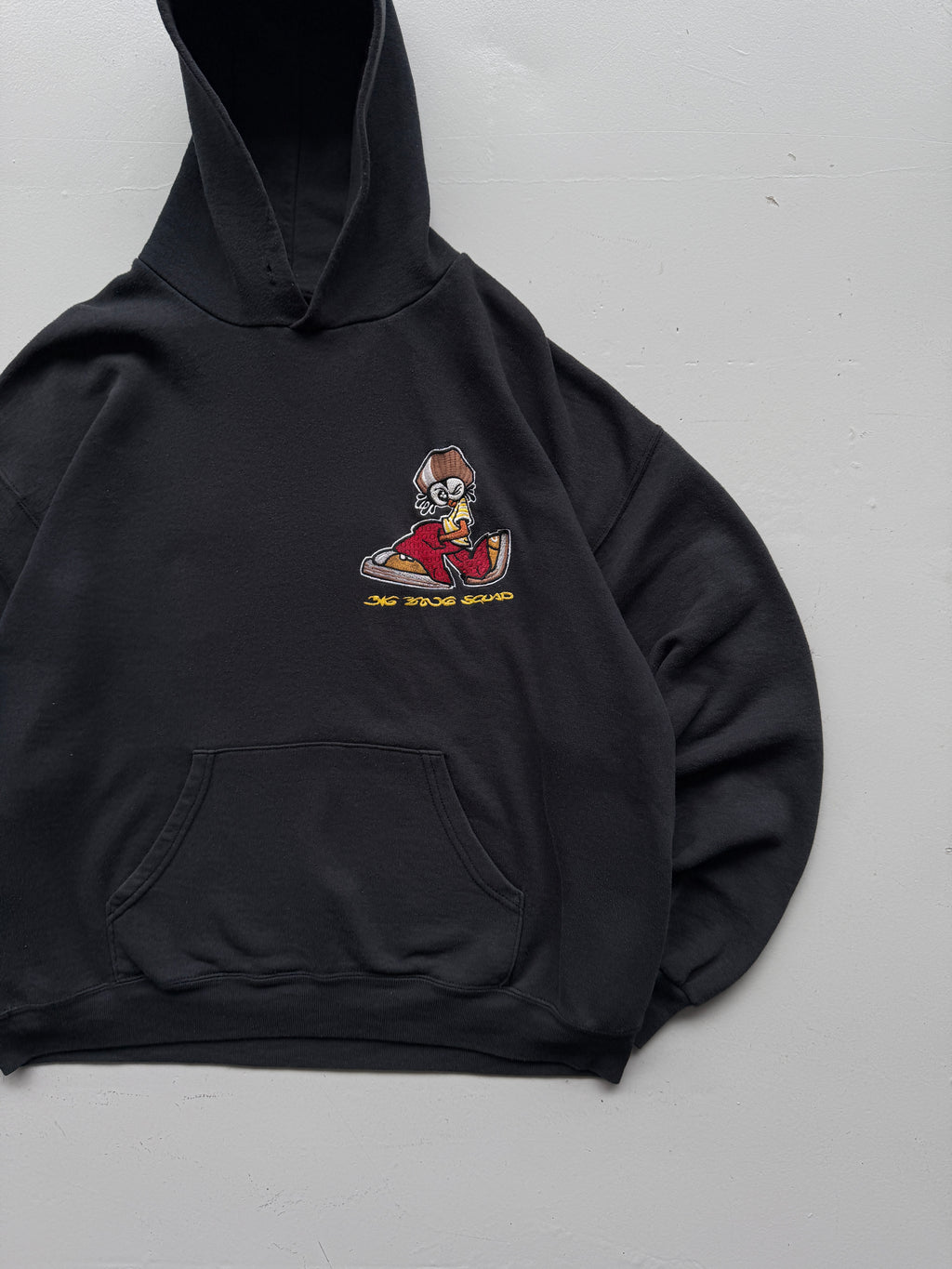 Black Big Bang Squad Vintage Streetwear Hip-Hop Hoodie 90's- XL