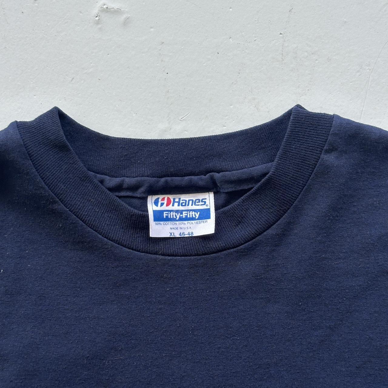 Navy Pirate University Vintage 80's T-shirt - XL