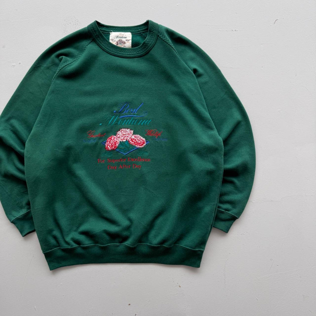 Green Best Montana 90’s Vintage Graphic Sweatshirt - XL
