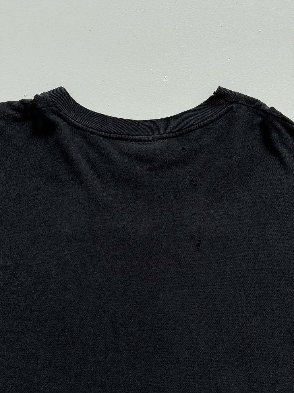 Black Wild and Free 90's Vintage Long Sleeve Biker Graphic T-Shirt - Large