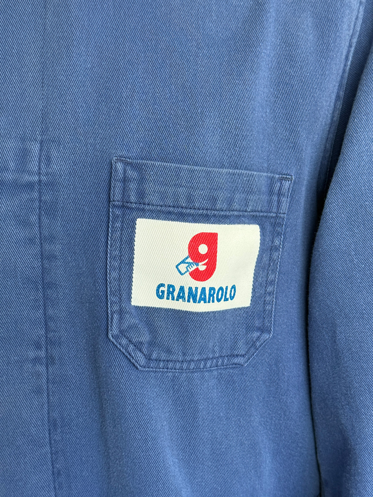 Blue Granarolo 70's Vintage Italian Workwear Chore Jacket CH496 - Small