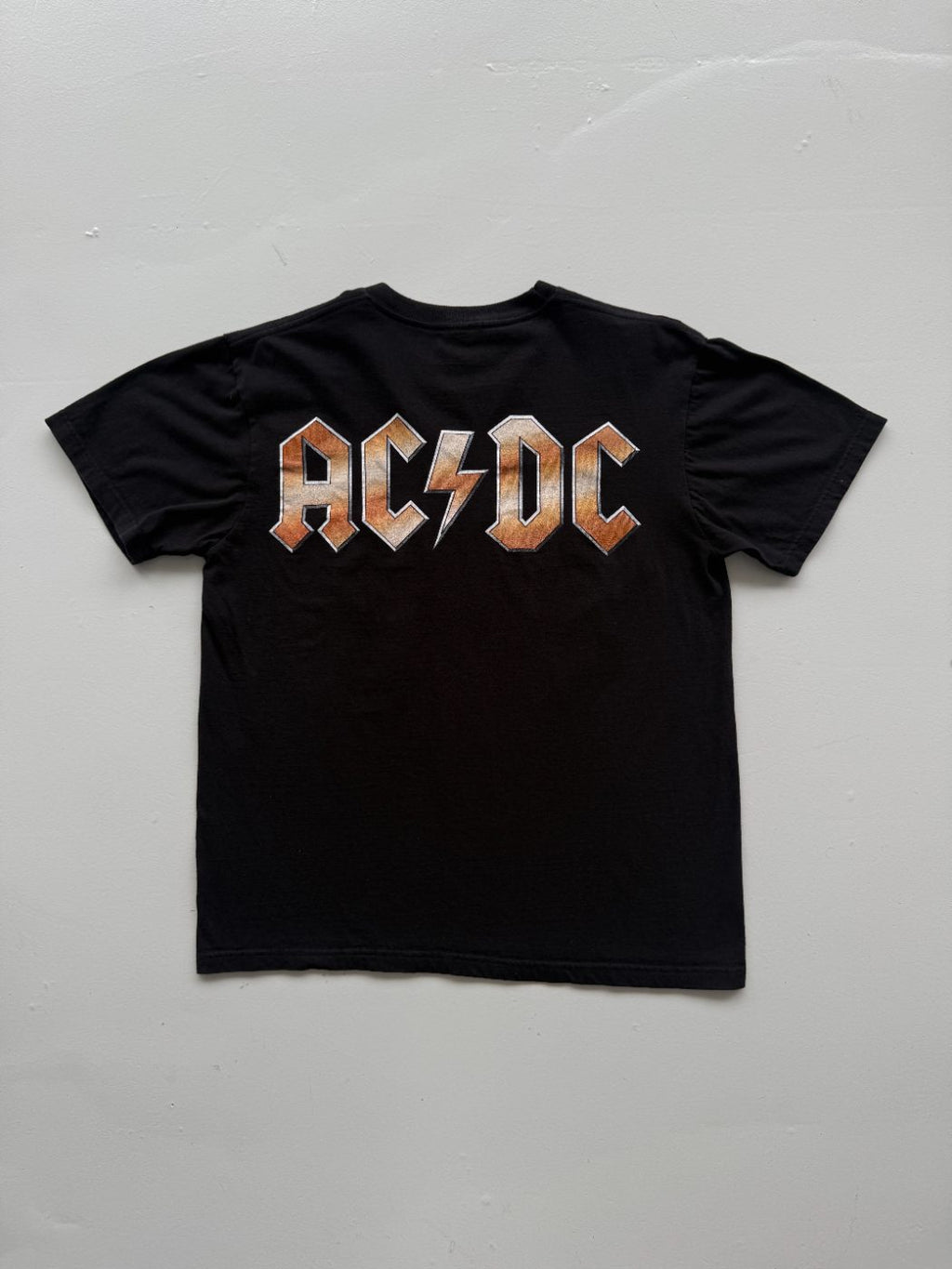 AC/DC Shot Down In Flames Hot Rock Vintage Graphic Band T-Shirt - Large