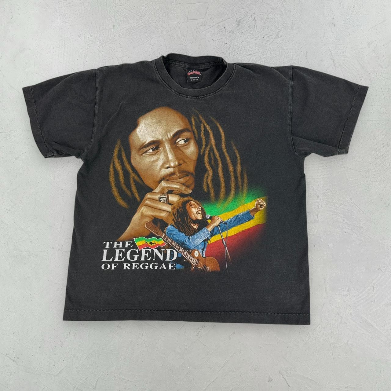 Bob Marley Black Vintage T-shirt - Large
