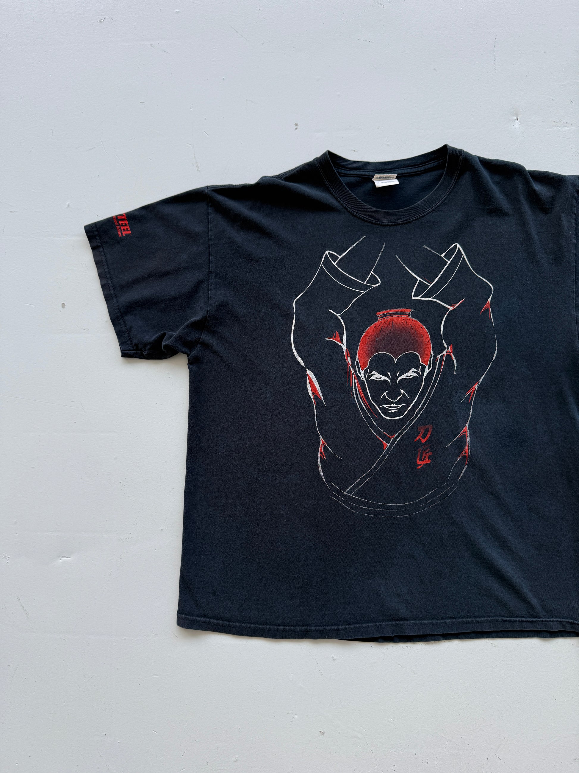 Black Samurai 00's Vintage Graphic T-Shirt - XL