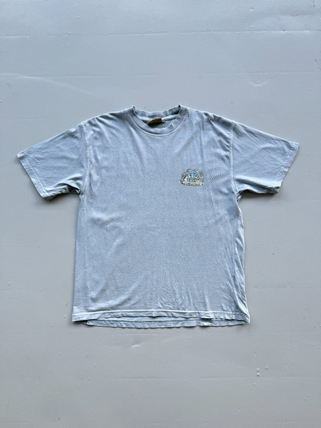 Weird Fish Faded Graphic Vintage T-Shirt - XL