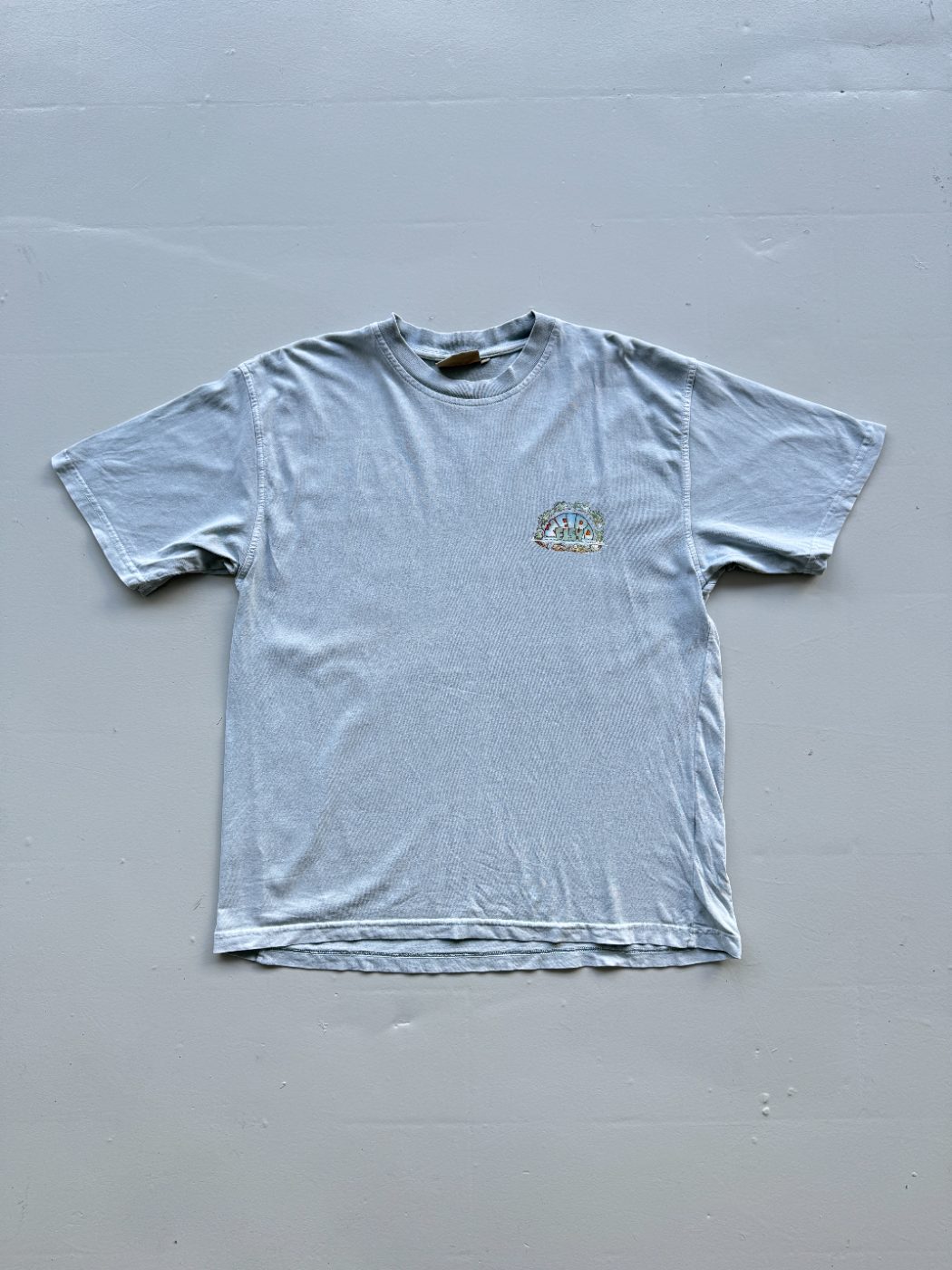 Weird Fish Faded Graphic Vintage T-Shirt - XL