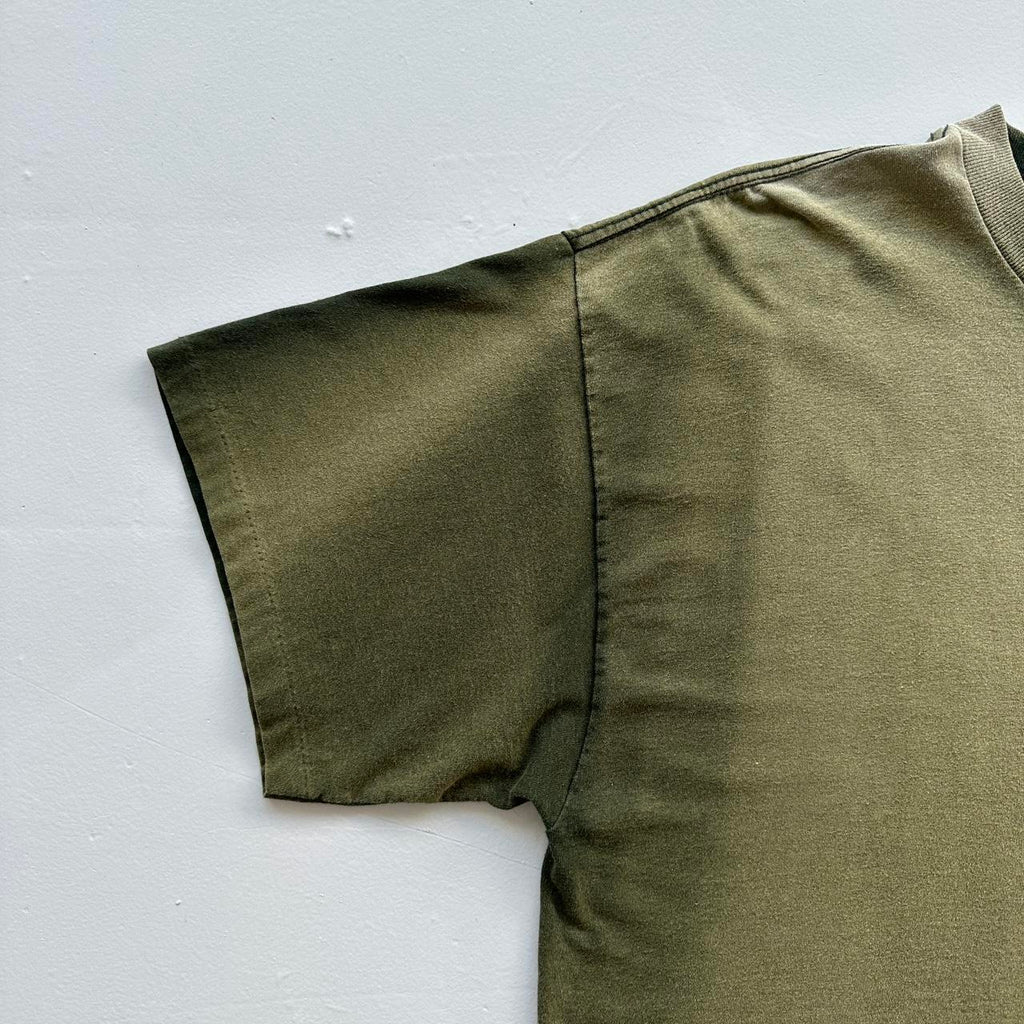 Green Faded Boots Hill Saloon Biker Vintage 90's Graphic T-shirt - XL