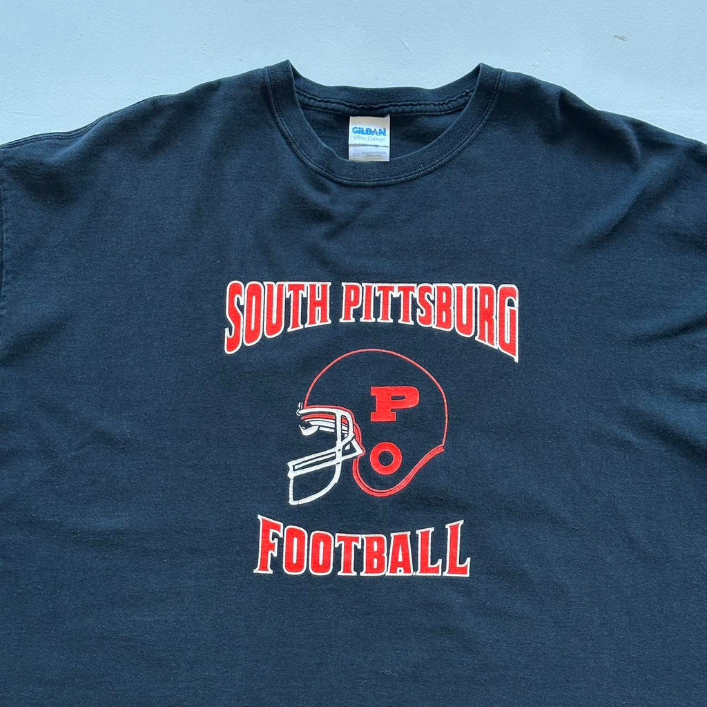 Black Pittsburgh Football Vintage 00s T-shirt - 2XL