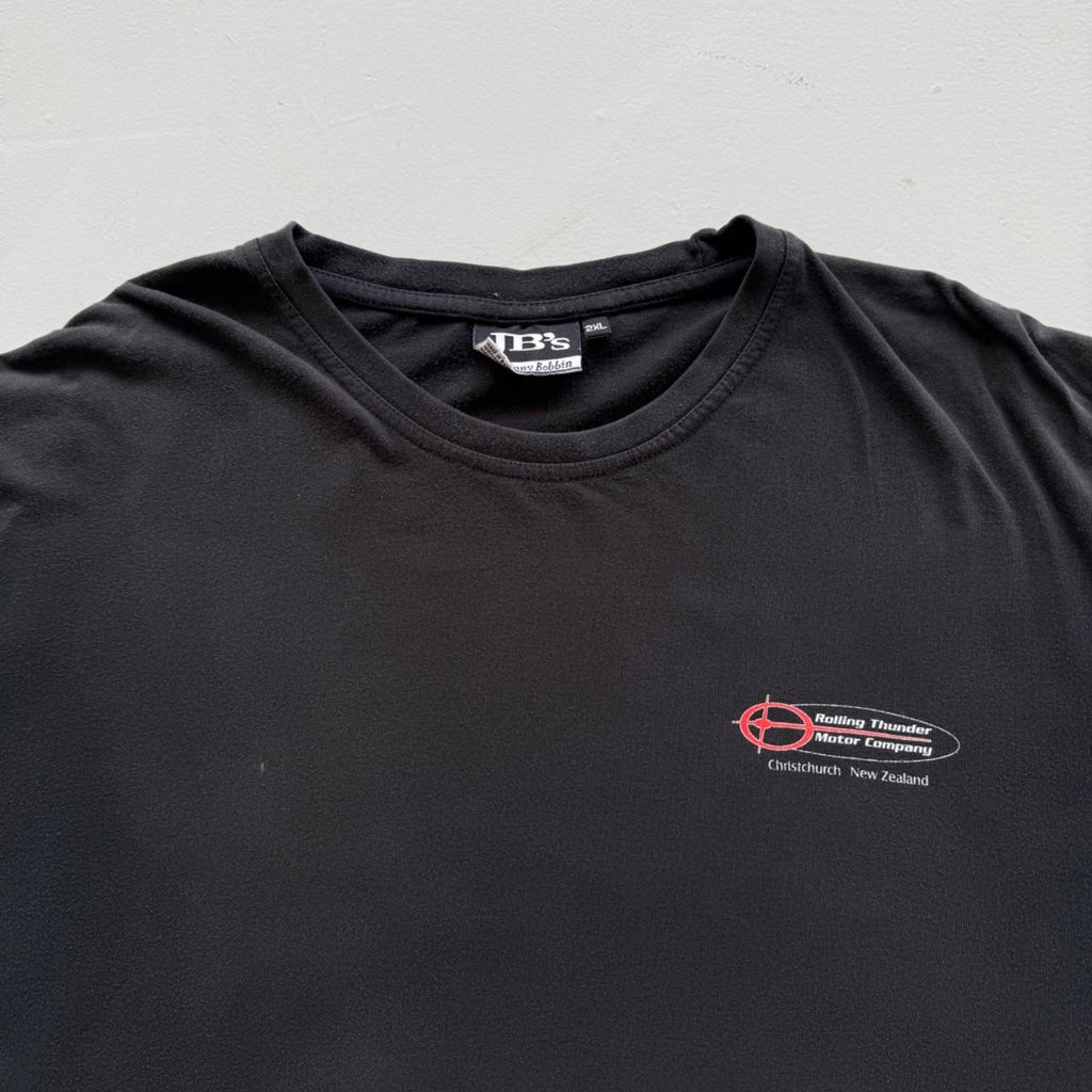 Black JB Automotive 00s Vintage Graphic T-Shirt - XL