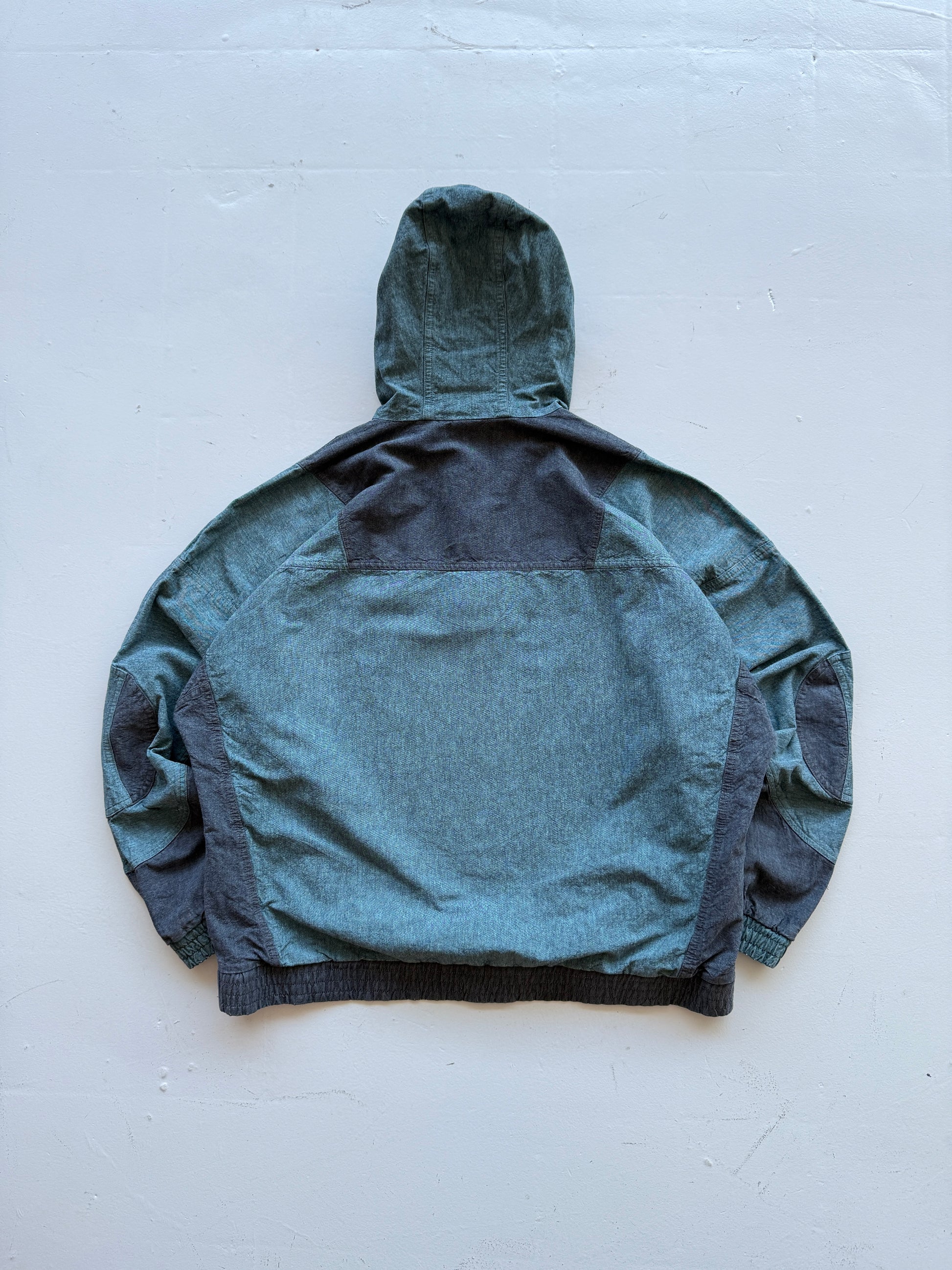 Blue Adidas 90's Vintage 1/4 Zip Pullover Jacket - XL