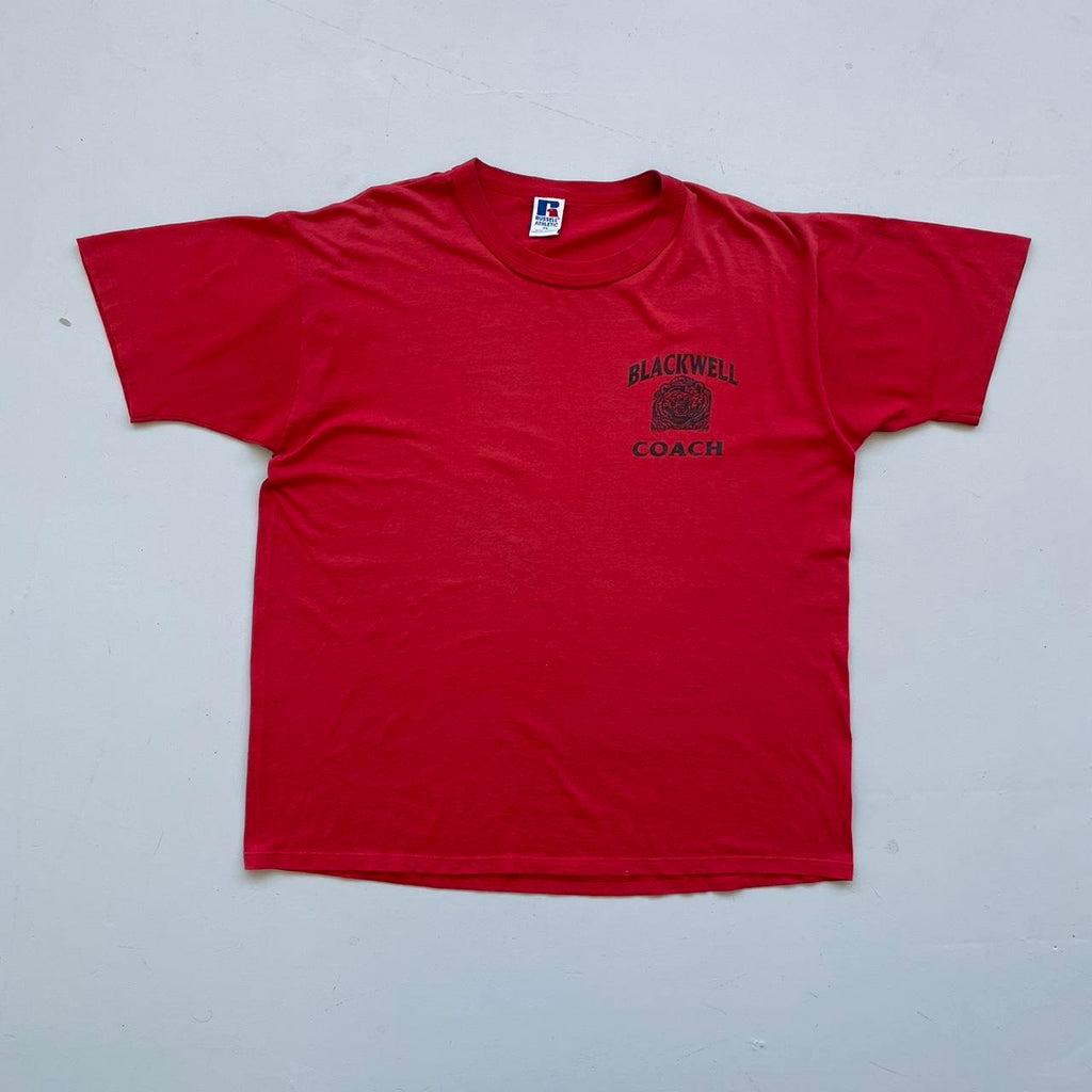 Red Blackwell Coach 80s/90s Americana Vintage T-shirt - XL