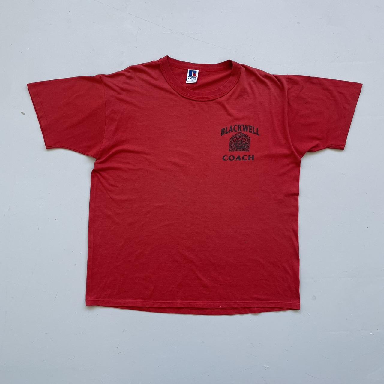 Red Blackwell Coach 80s/90s Americana Vintage T-shirt - XL