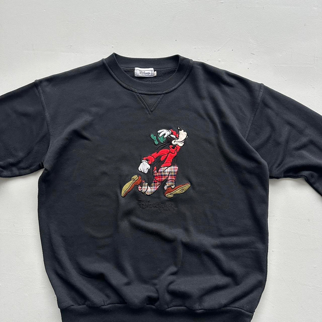 Black Goofy Disney 90’s Vintage Graphic Sweatshirt - Medium
