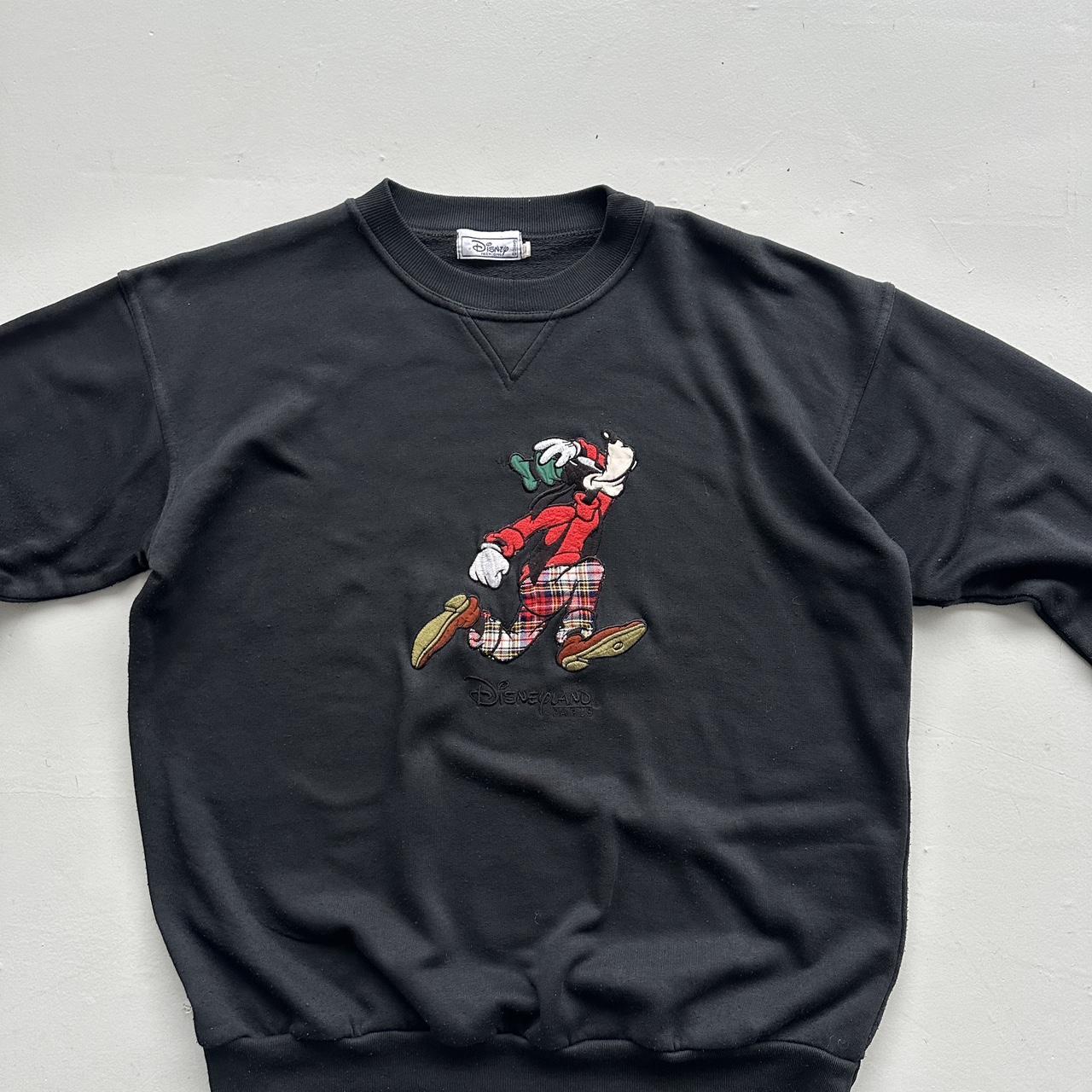 Black Goofy Disney 90’s Vintage Graphic Sweatshirt - Medium