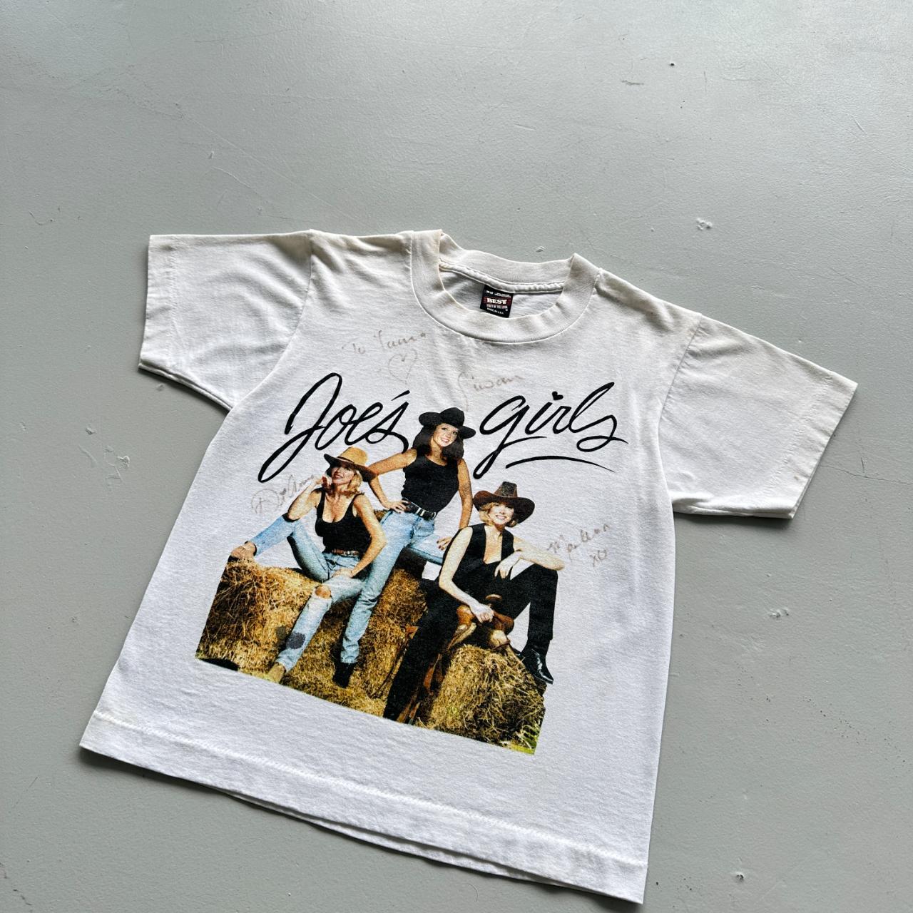 White Joes Girls 90s Vintage Baby T-shirt - Size 6