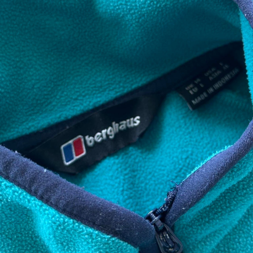 Berghaus Blue Outdoors Gorpcore Hiking Fleece - Size 10