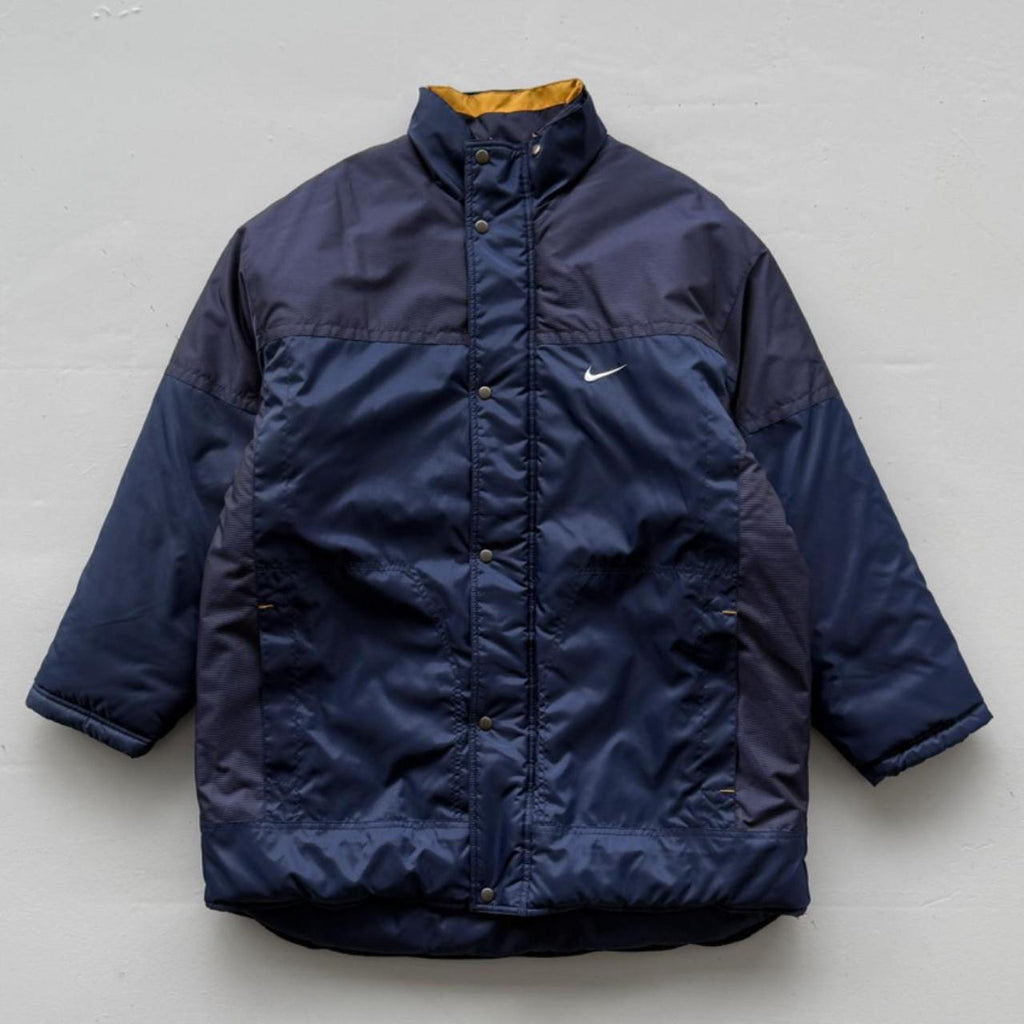 Navy Nike 90's Heavy Duty Quilted Jacket - XL
