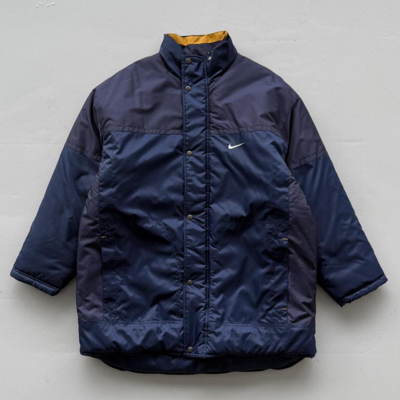 Navy Nike 90's Heavy Duty Quilted Jacket - XL